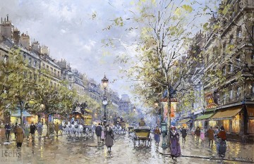 パリ Painting - AB ブールバード オスマン パリジャン